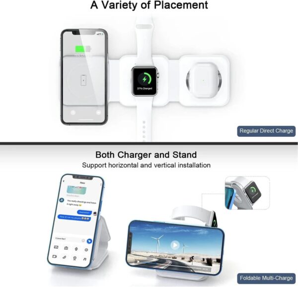 3-in-1 Fast Wireless Charging Pad | Multi-Device Charger